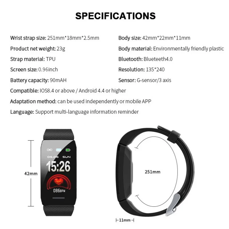 Q1plus Smart Wristband Blueteeth 5.0 IP67 Waterproof Wrist Watch Multi-Function Blood Pressure Heart Rater Wristbands
Q1plus Smart Wristband Blueteeth 5.0 IP67 Waterproof Wrist Watch Multi-Function Blood Pressure Heart Rater Wristbands
