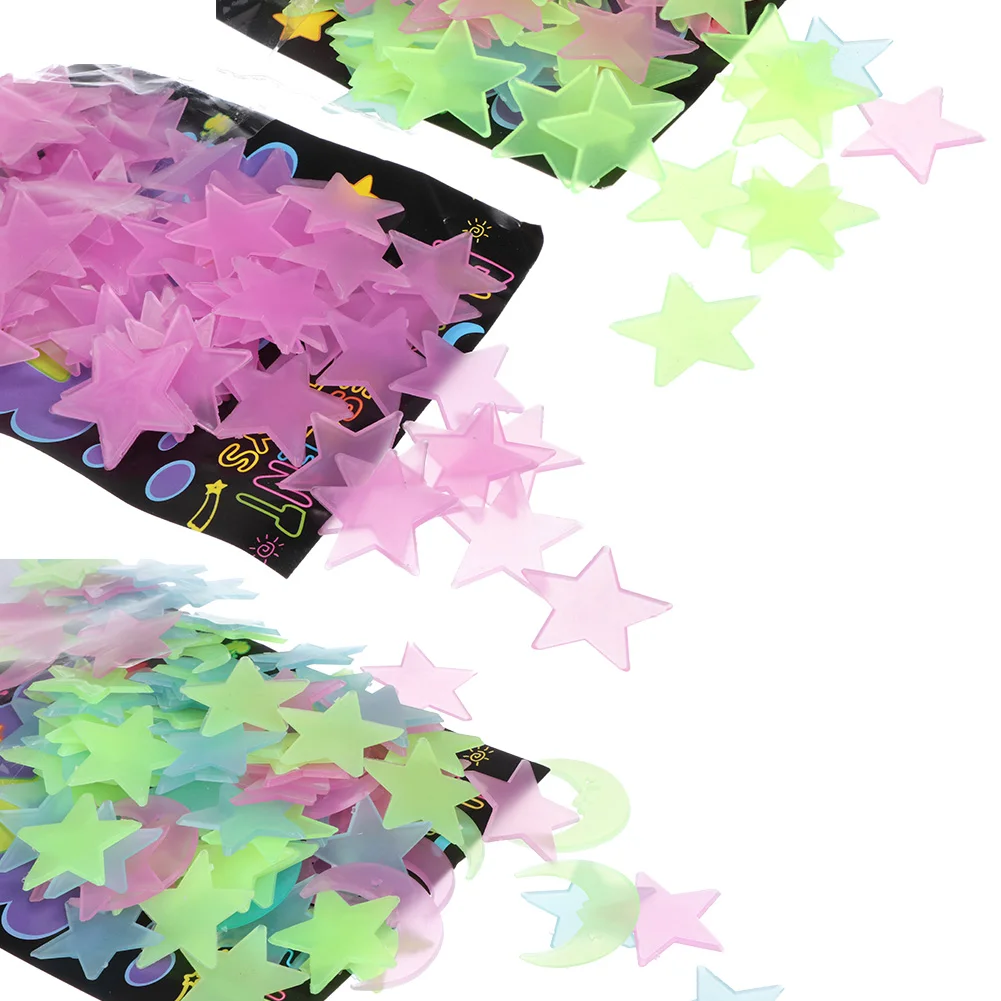 100pcs Luminous Wall Stickers Glow In The Dark Stars Sticker Decals for Kids Baby rooms Colorful Fluorescent Stickers Home decor
100pcs Luminous Wall Stickers Glow In The Dark Stars Sticker Decals for Kids Baby rooms Colorful Fluorescent Stickers Home decor