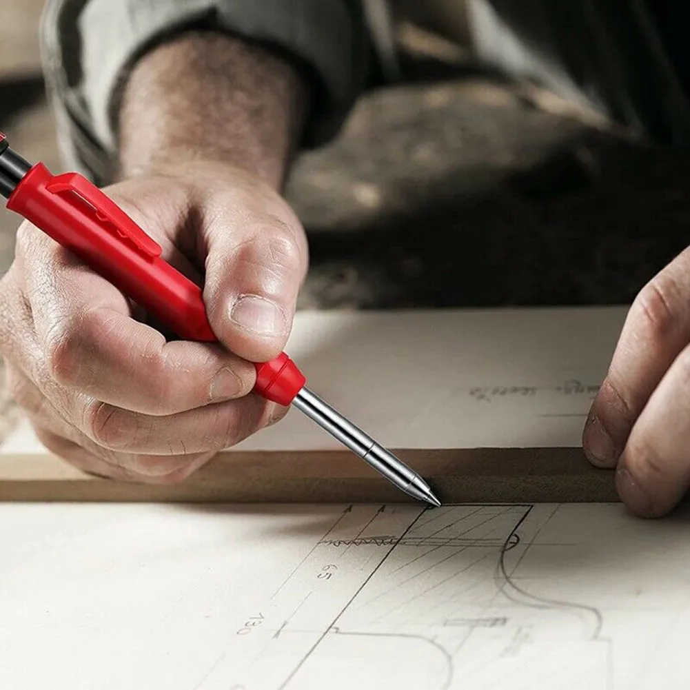

Твердый плотничный карандаш 2 столярные карандаши 24, механический карандаш, контурный деревообрабатывающий маркер, маркировочный инструме...