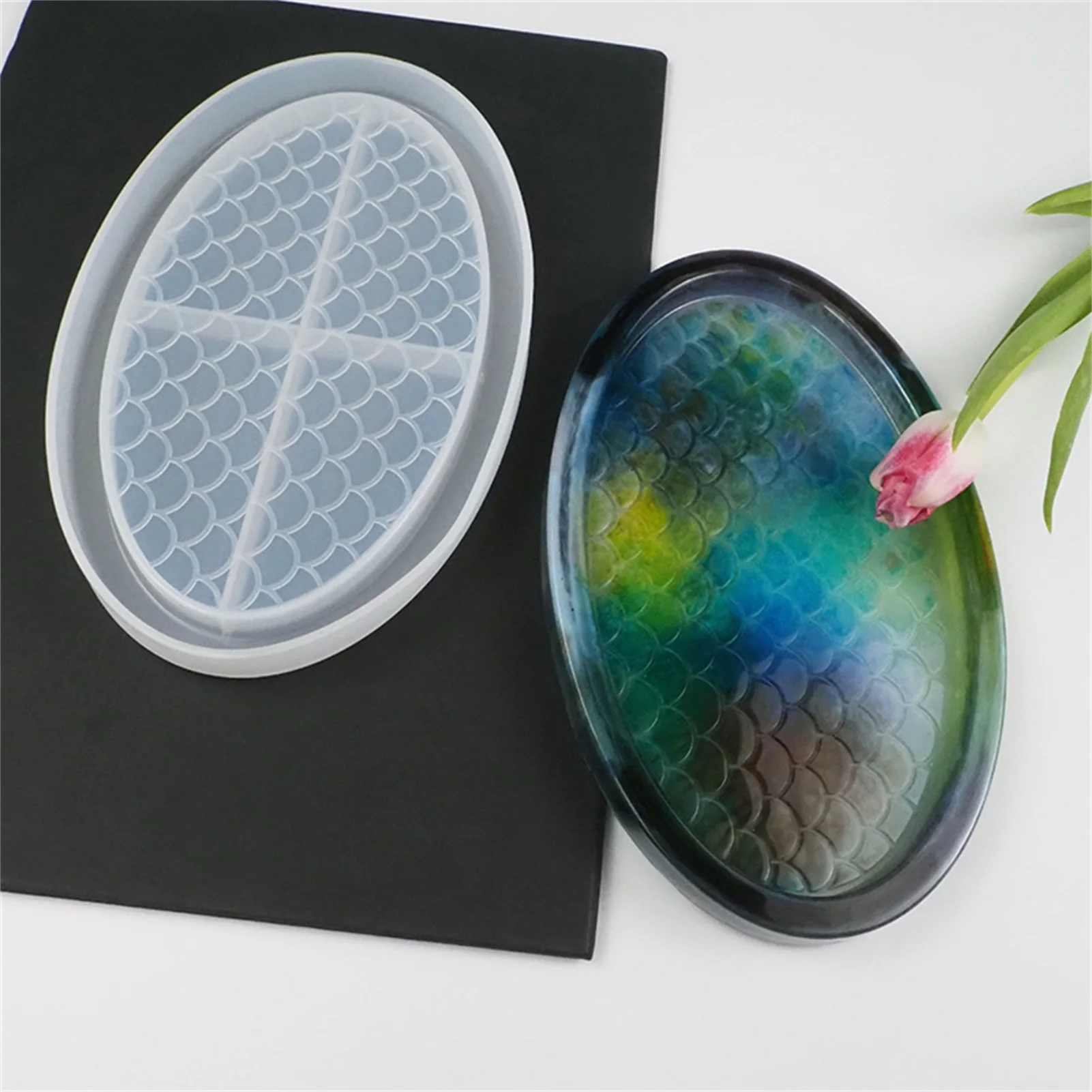 DIY Oval Tray Ashtray Mold Coaster Resin Tray Mold Polygon Epoxy Resin Casting Molds Plaster SiliconeMold DIY Dish Mold
DIY Oval Tray Ashtray Mold Coaster Resin Tray Mold Polygon Epoxy Resin Casting Molds Plaster SiliconeMold DIY Dish Mold