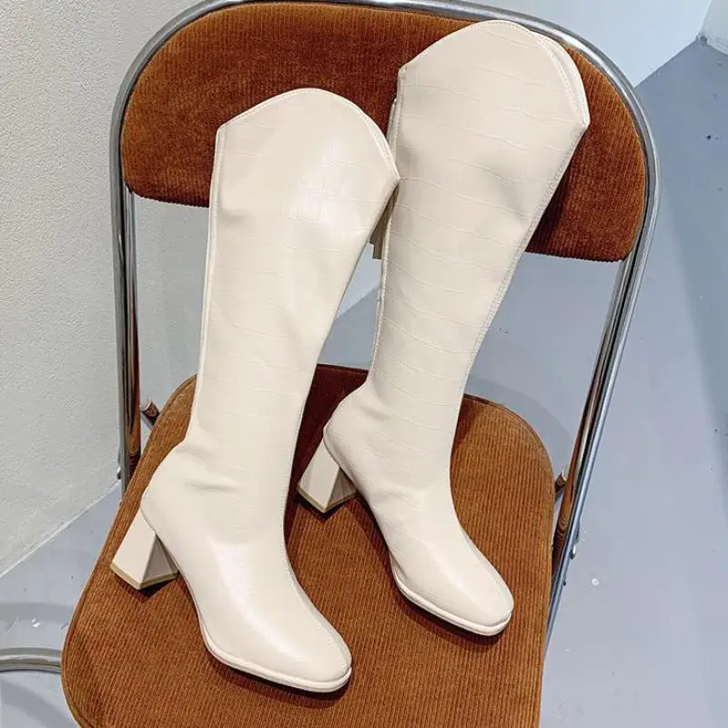 Women Autumn Winter Boots 2022 Fashion Square Heel Zipper Shoes Female Knee High Ladies Ytmtloy Botines De Mujer Round Toe
Women Autumn Winter Boots 2022 Fashion Square Heel Zipper Shoes Female Knee High Ladies Ytmtloy Botines De Mujer Round Toe