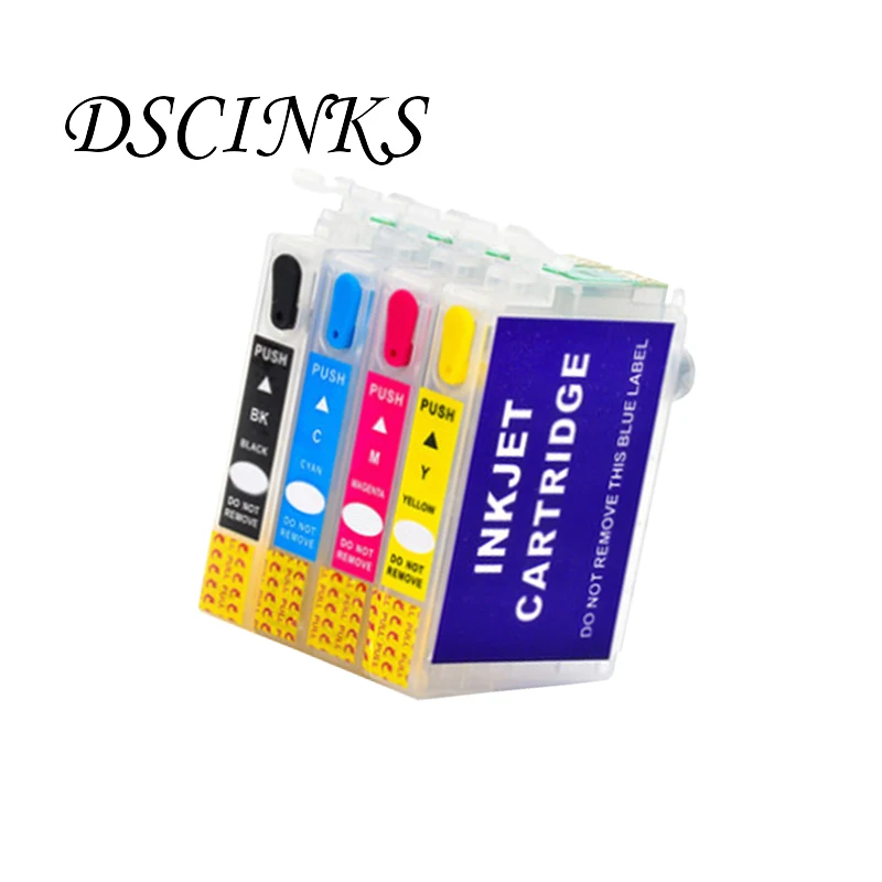 4pcs T0711-T0714 DG-Refilable ink cartridge with permanent chip T0711 For Epson StylusD78 D92 D120 DX7000F DX5000 DX4050 printer
4pcs T0711-T0714 DG-Refilable ink cartridge with permanent chip T0711 For Epson StylusD78 D92 D120 DX7000F DX5000 DX4050 printer