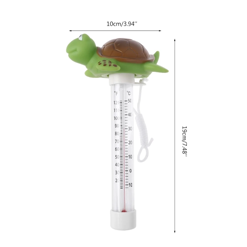 Small Turtle Floating Pool Thermometer Pond Water Temperature Measuring Gauge 
Small Turtle Floating Pool Thermometer Pond Water Temperature Measuring Gauge