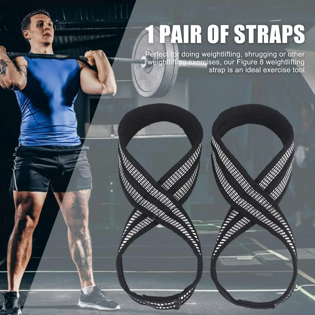1pair Figure 8 Weight Lifting Straps Wrist Strap for Pull-ups Horizontal Bar Powerlifting Gym Fitness Bodybuilding
1pair Figure 8 Weight Lifting Straps Wrist Strap for Pull-ups Horizontal Bar Powerlifting Gym Fitness Bodybuilding