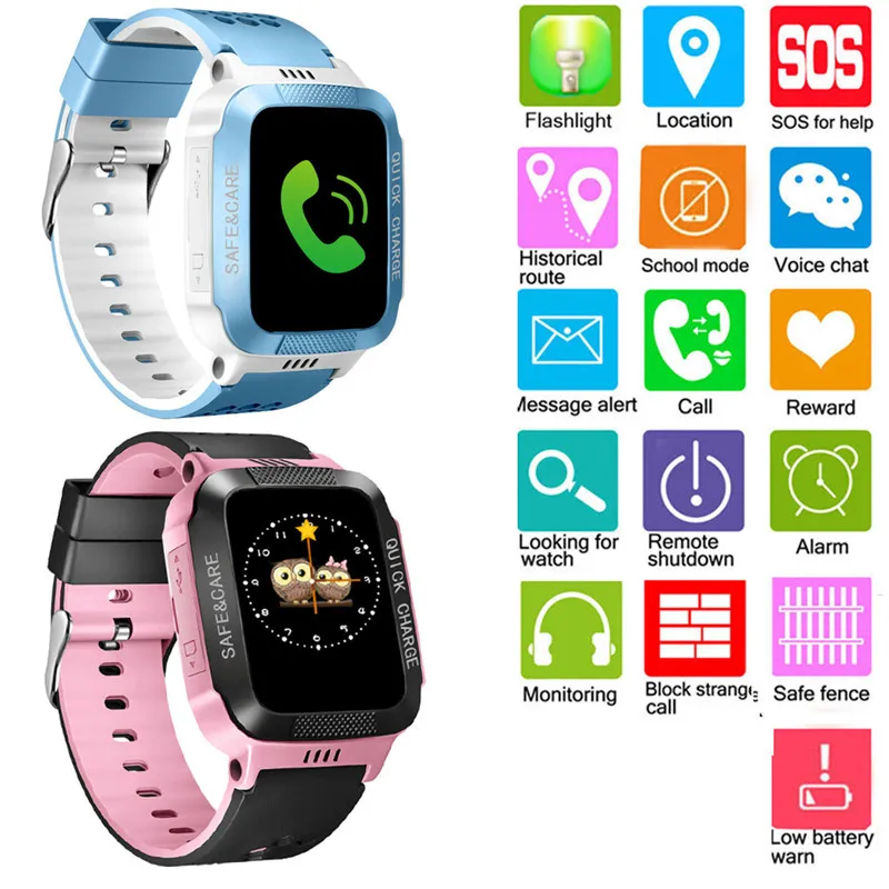 Waterproof Boys Girls Anti-lost Safe GPS Tracker SOS Call Gifts Kids Smart Watch For Android iOS 
Waterproof Boys Girls Anti-lost Safe GPS Tracker SOS Call Gifts Kids Smart Watch For Android iOS