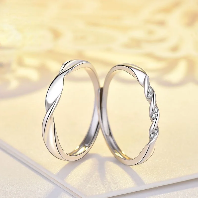 Женское регулируемое кольцо Mobius из серебра 925 пробы с бриллиантами
Женское регулируемое кольцо Mobius из серебра 925 пробы с бриллиантами