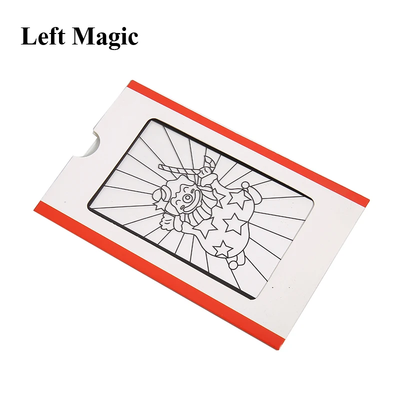 Clown Color Change Card Magic Trick Medium Size Props Illusions Street Mentalism Stage Kid Children Toy | Игрушки и хобби