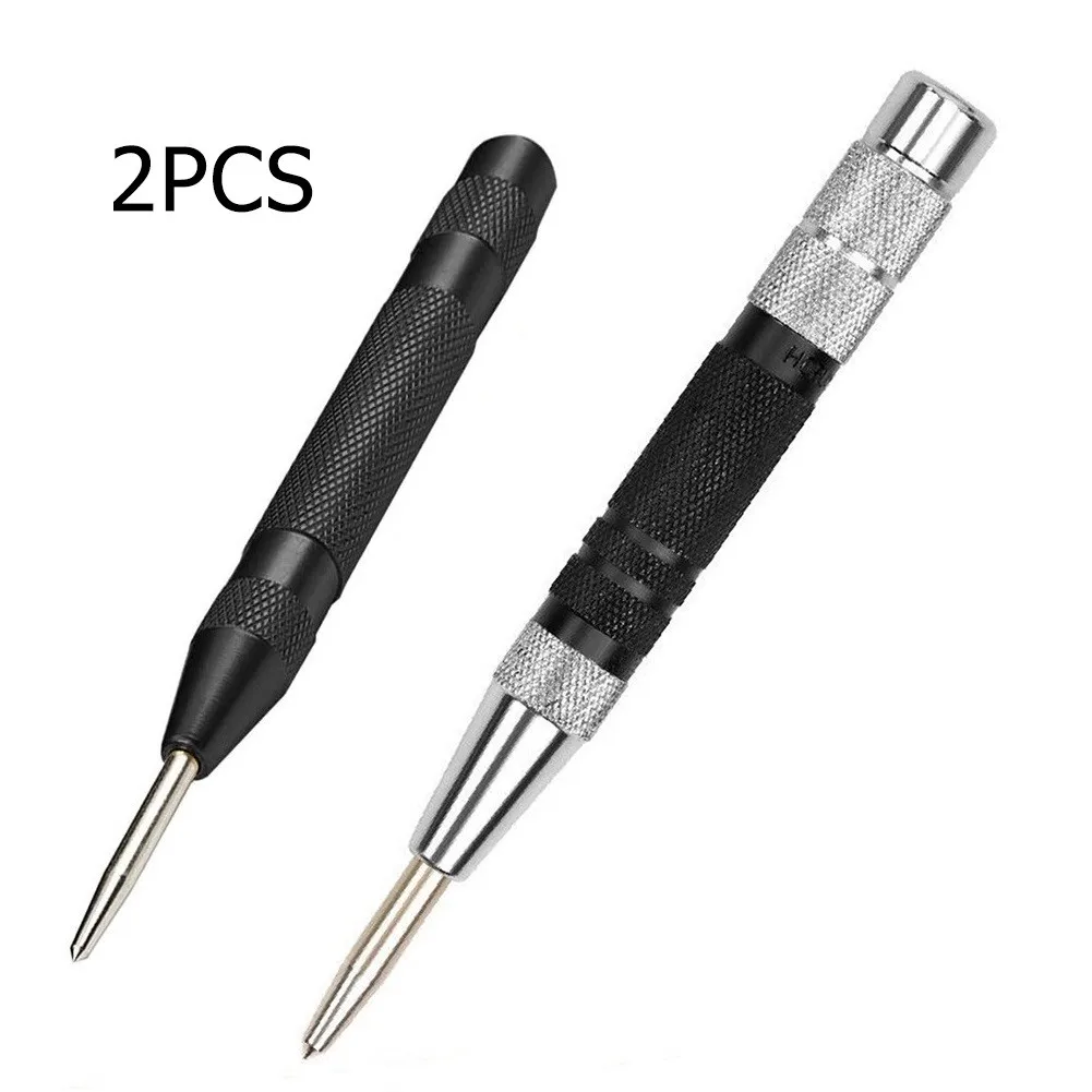 2Pcs/Set 130mm 155mm Automatic Centre Punch Adjustable Spring Mark Loaded Metal Drill Tool Carpenter Woodworking Tool
2Pcs/Set 130mm 155mm Automatic Centre Punch Adjustable Spring Mark Loaded Metal Drill Tool Carpenter Woodworking Tool