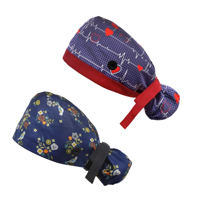 Unisex Adjustable Working Scrub Cap Fashion Breathable Scrub Cap Printed Button Work Hat Outdoors Nurse Work Hat
Unisex Adjustable Working Scrub Cap Fashion Breathable Scrub Cap Printed Button Work Hat Outdoors Nurse Work Hat