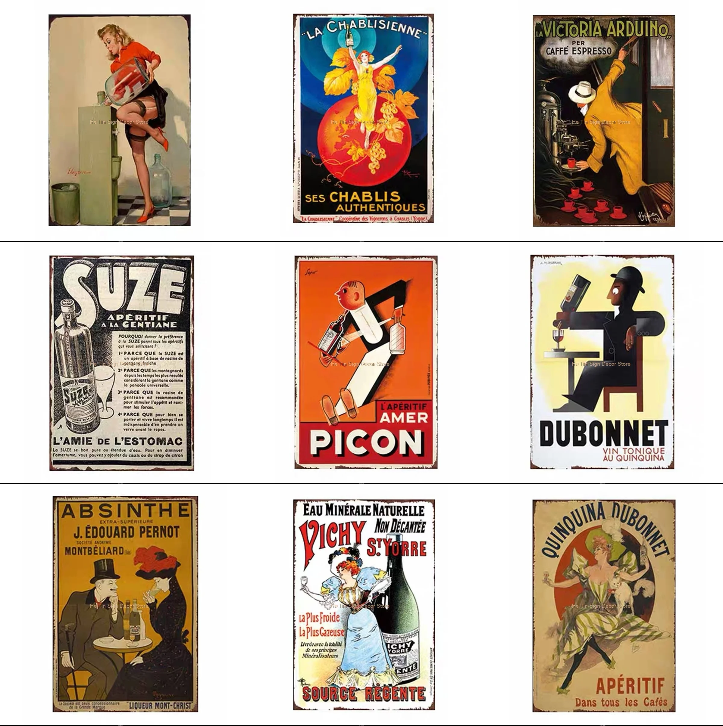Dubonnet COFFEE Vintage Tin Sign Plates Picon Dorm Suze Metal Plate Painting Wall Decor Plaque Poster Board Retro Pictures Home
Dubonnet COFFEE Vintage Tin Sign Plates Picon Dorm Suze Metal Plate Painting Wall Decor Plaque Poster Board Retro Pictures Home