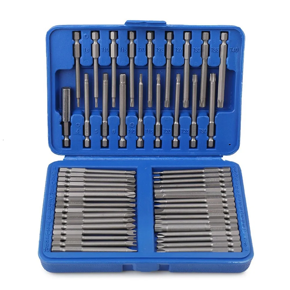 50pcs 75mm Extra Long Screwdriver Head 1/4 Torx Star Hex Flat Clutch Pz2 Ph2 Torx Bit Multi-tool Household Hand Repair Tools
50pcs 75mm Extra Long Screwdriver Head 1/4 Torx Star Hex Flat Clutch Pz2 Ph2 Torx Bit Multi-tool Household Hand Repair Tools