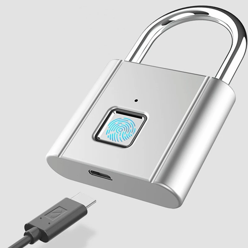 Smart Fingerprint Lock Keyless USB Charging Door Lock Smart Padlock Quickly Unlock Zinc Alloy Cabinet Lock
Smart Fingerprint Lock Keyless USB Charging Door Lock Smart Padlock Quickly Unlock Zinc Alloy Cabinet Lock