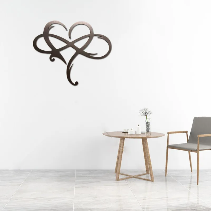 Wall Decoration Iron Living Room Bedroom Hanging Ornament Home Hotel Festival Use Eternal Love Shape Decoration
Wall Decoration Iron Living Room Bedroom Hanging Ornament Home Hotel Festival Use Eternal Love Shape Decoration