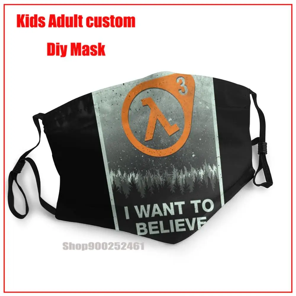 I Want To Believe Half Life 3 DIY face mask fashion mask for face masks washable reusable face mask adult face mask designer
I Want To Believe Half Life 3 DIY face mask fashion mask for face masks washable reusable face mask adult face mask designer