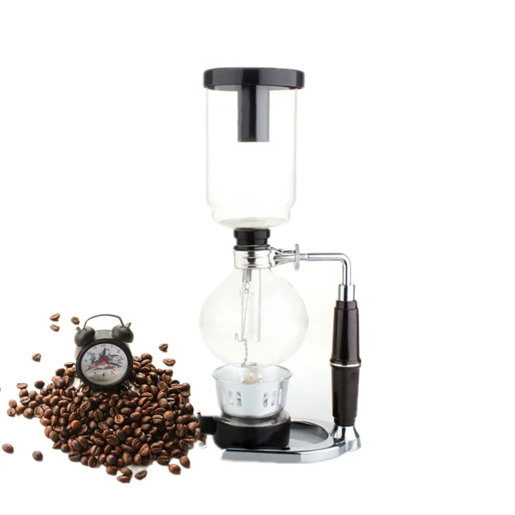 Siphon pot coffee glass siphon pot 3 persons 5 persons black handle hand brewed coffee electric wood
Siphon pot coffee glass siphon pot 3 persons 5 persons black handle hand brewed coffee electric wood