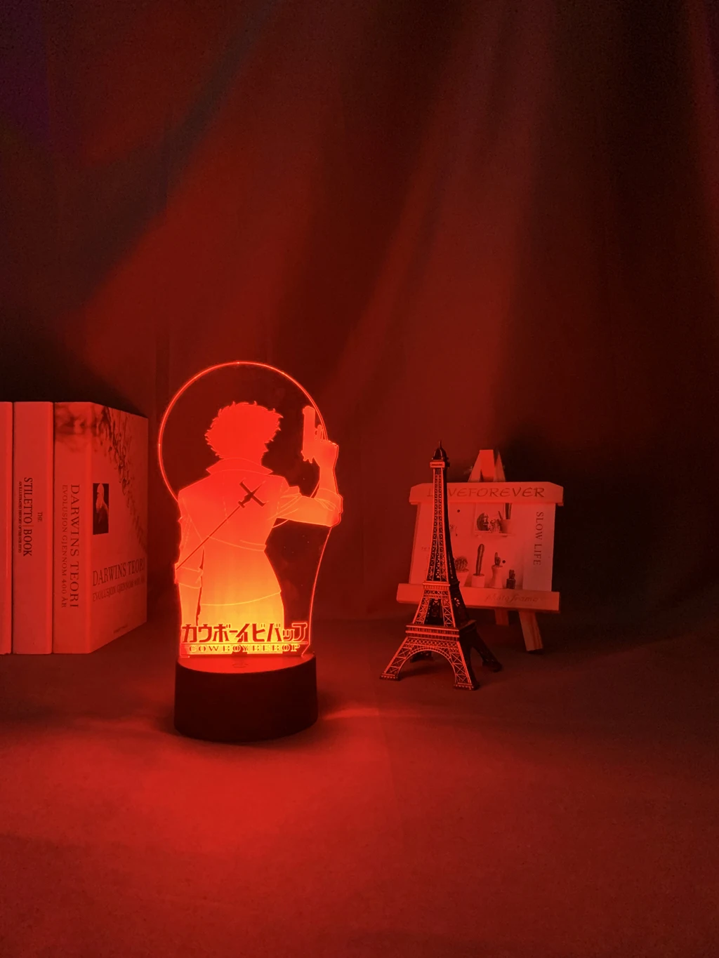 Светодиодный светильник Ник в стиле аниме Ковбой Бибоп Спайк для спальни ночник