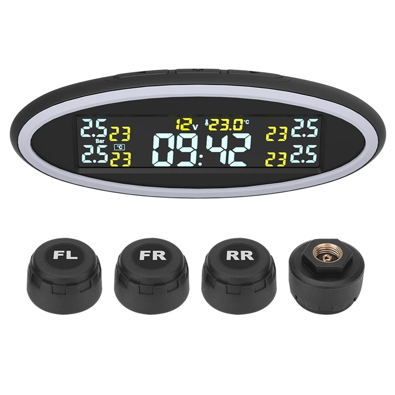 Smart Car TPMS Tyre Pressure Monitoring System with Ambient Lights with OBD Auto Security Alarm External Sensor
Smart Car TPMS Tyre Pressure Monitoring System with Ambient Lights with OBD Auto Security Alarm External Sensor