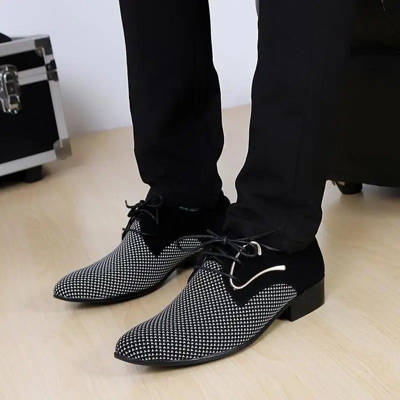 2019 Mens Sharp Shoes British Leisure Pointed Toe Lace-Up Splice Men's Dress Shoes Wedding Shoes Size 38-48 Dropshiping
2019 Mens Sharp Shoes British Leisure Pointed Toe Lace-Up Splice Men's Dress Shoes Wedding Shoes Size 38-48 Dropshiping