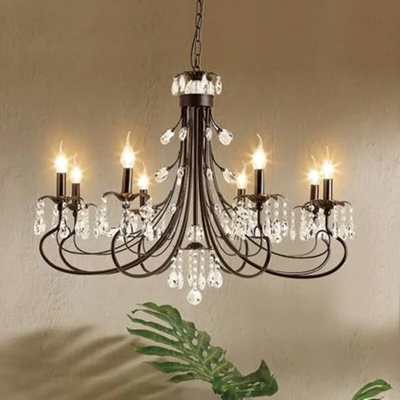 Antique Chandeliers Luminaires Home Black Iron Led Lighting Dining Room Luxury ceiling Bedroom Living Room Crystal Chandelier
Antique Chandeliers Luminaires Home Black Iron Led Lighting Dining Room Luxury ceiling Bedroom Living Room Crystal Chandelier