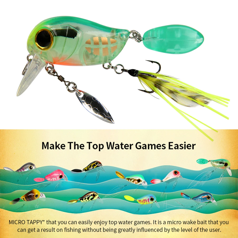1pc Floating Fishing Lure 40mm 8g Mini Artificial Hard Bait Crankbait Wobblers with Spoon Resin Bait Fishing Tackle Accessories
1pc Floating Fishing Lure 40mm 8g Mini Artificial Hard Bait Crankbait Wobblers with Spoon Resin Bait Fishing Tackle Accessories