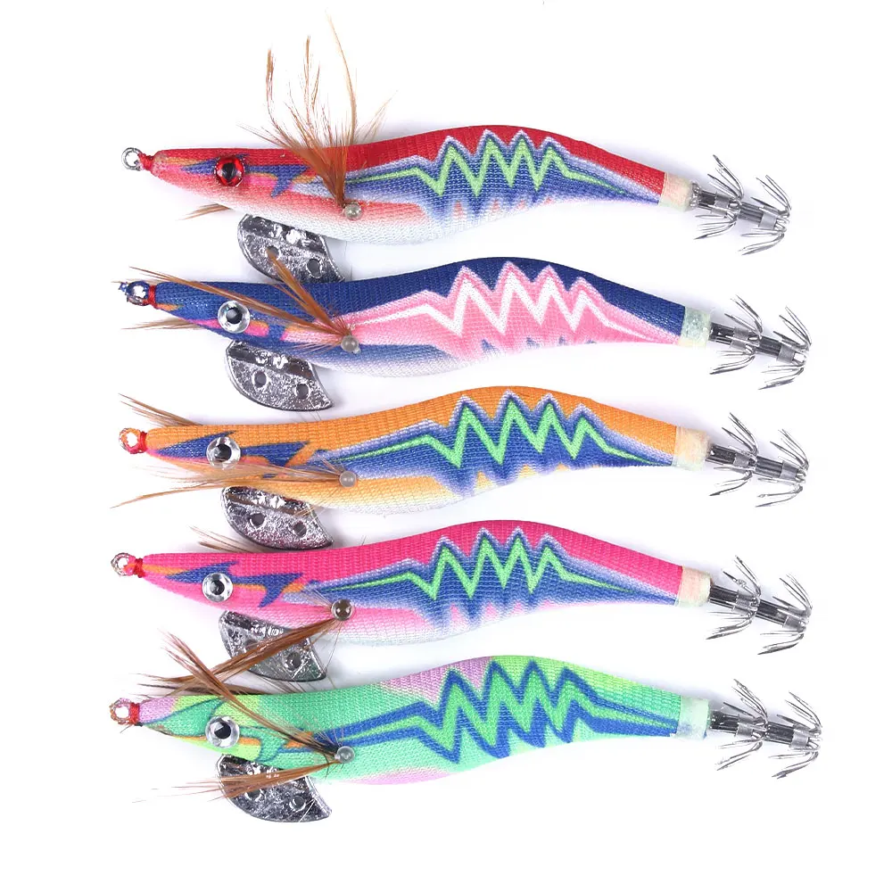 10Pcs/lot Squid Lure Shrimp Jigs Wood Lure Luminous Octopus Lures 3D Eyes Cuttlefish Artificial Bait Jigging Fishing Lure
10Pcs/lot Squid Lure Shrimp Jigs Wood Lure Luminous Octopus Lures 3D Eyes Cuttlefish Artificial Bait Jigging Fishing Lure