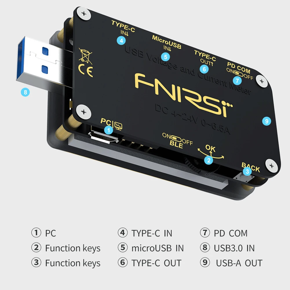 FNB48 PD trigger Voltmeter ammeter Current and Voltmeter USB tester fast charging protocol capacity test Battery Power Charger
FNB48 PD trigger Voltmeter ammeter Current and Voltmeter USB tester fast charging protocol capacity test Battery Power Charger