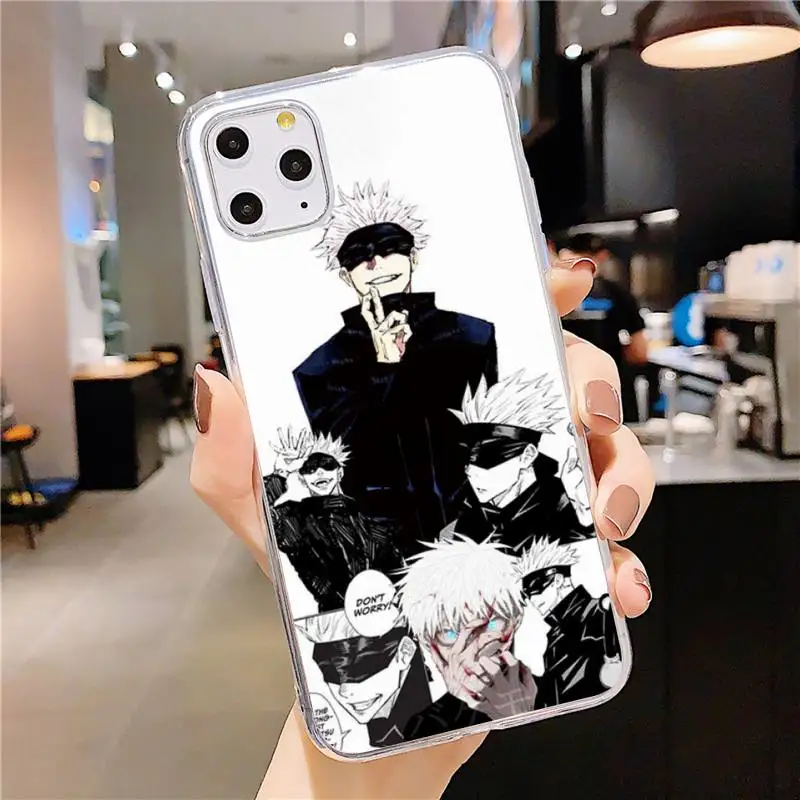 Jujutsu Kaisen Anime Phone Case Transparent soft For iphone 5 5s 5c se 6 6s 7 8 11 12 plus mini x xs xr pro max
Jujutsu Kaisen Anime Phone Case Transparent soft For iphone 5 5s 5c se 6 6s 7 8 11 12 plus mini x xs xr pro max