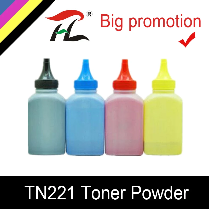 

HTL 4pcs Compatible Color Toner Powder For Brother TN221 TN225 TN241 TN245 TN251 TN255 TN261 TN265 TN281 TN285 TN291 TN295