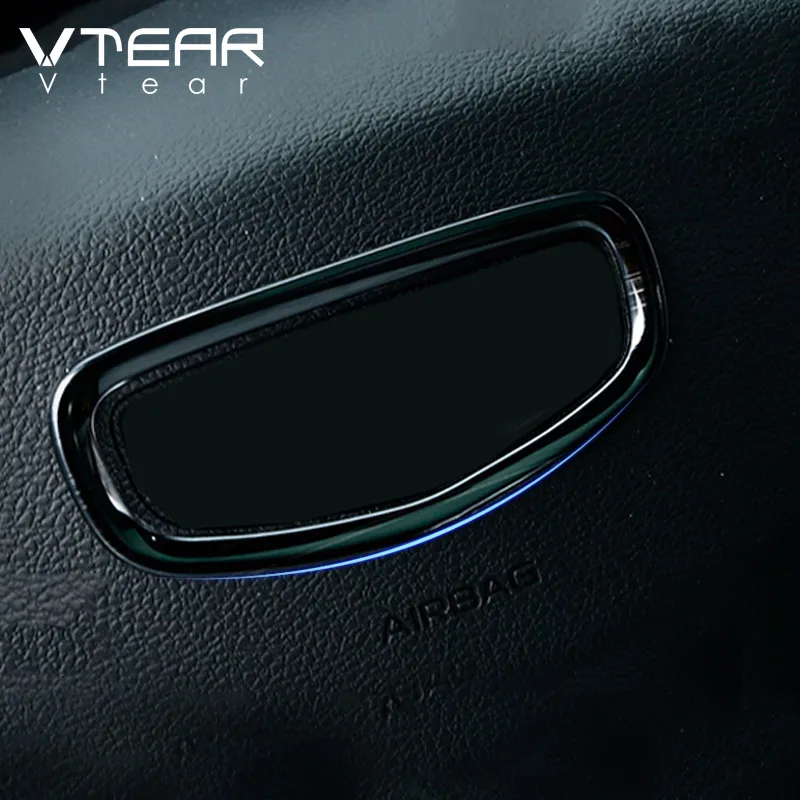Vtear для Geely легкой SX11 интерьер руль рамы-карнизы накладка паеткам Тюнинг