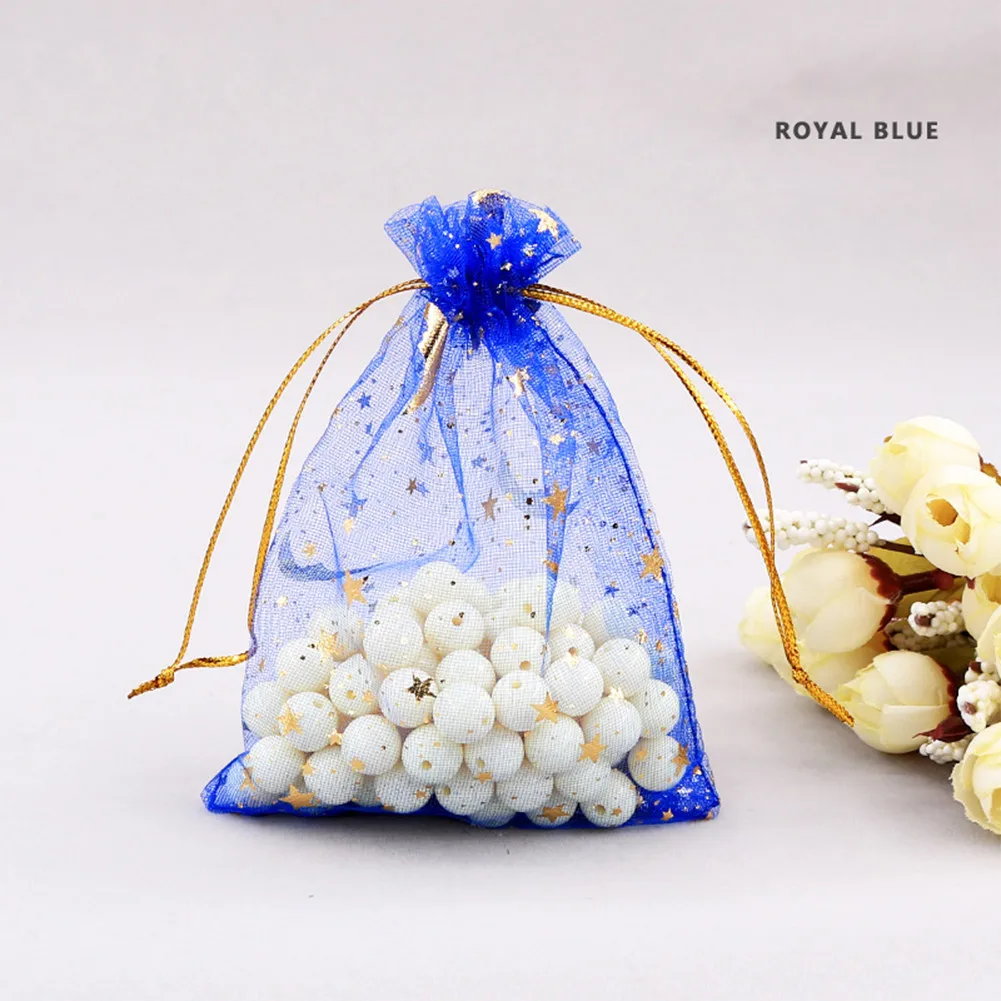 100pcs Moon Star Organza Pattern Gift Bags Star Pattern Yarn Drawstring Party Pouches Wedding Jewellery Candy Gift Bags
100pcs Moon Star Organza Pattern Gift Bags Star Pattern Yarn Drawstring Party Pouches Wedding Jewellery Candy Gift Bags
