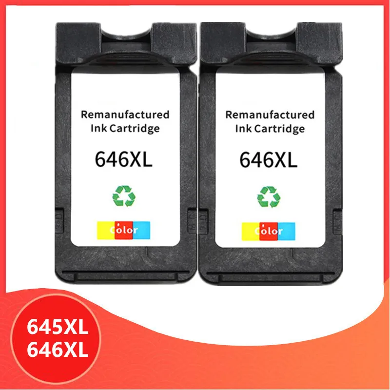 

2Pack Color PG645 CL646 XL ink cartridge replacement for Canon PG-645 CL-646 PG 645 CL 646 Pixma MG2460 MG2560 MG2960 MG2965