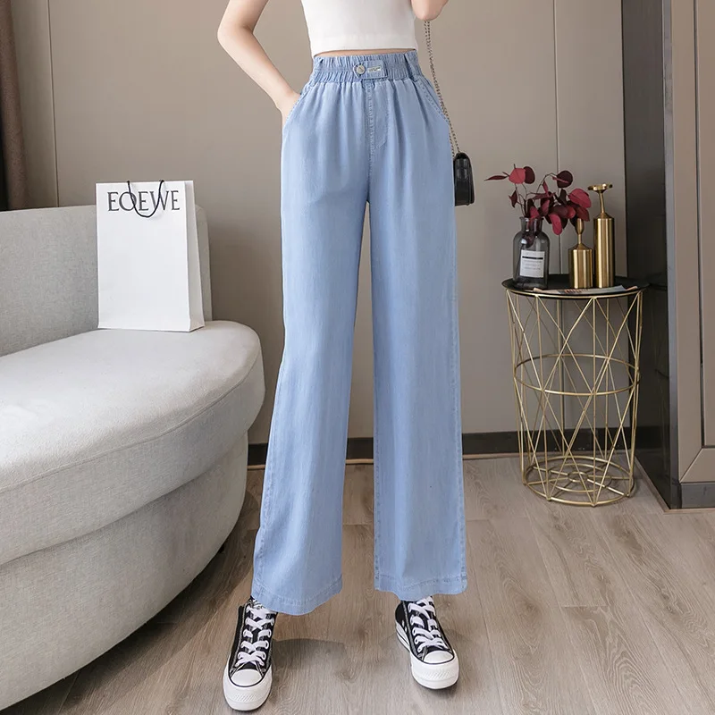 Women Summer Wide Leg Jeans High Waist Drawstring Straight Loose Ankle Length Daisy Embroidery Denim Pants Thin Jean Trousers
Women Summer Wide Leg Jeans High Waist Drawstring Straight Loose Ankle Length Daisy Embroidery Denim Pants Thin Jean Trousers