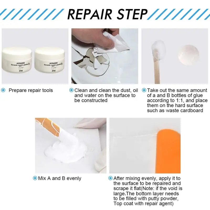 AB Effective Tile Grout Paste Repair White Tile Repair Agent Ceramic Paste Tile Strong Adhesive For Bathroom Sink Bath Tub Floor
AB Effective Tile Grout Paste Repair White Tile Repair Agent Ceramic Paste Tile Strong Adhesive For Bathroom Sink Bath Tub Floor