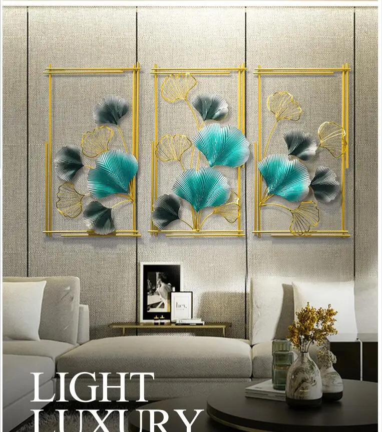 Новый китайский роскошное Кованое железо листья гинкго настенные фрески для дома Наклейка на стену для гостиной ремесла офис отель настенное украшение
Новый китайский роскошное Кованое железо листья гинкго настенные фрески для дома Наклейка на стену для гостиной ремесла офис отель настенное украшение