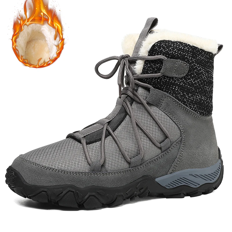 2021 New Winter Non-slip Men Ankle Boots Men's Fur Boots High Top Super Warm Plush Snow Boots Outdoor Fashion Casual Shoes Men
2021 New Winter Non-slip Men Ankle Boots Men's Fur Boots High Top Super Warm Plush Snow Boots Outdoor Fashion Casual Shoes Men