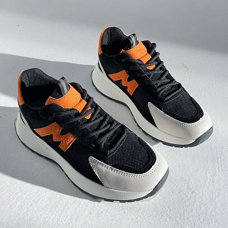 New Women Chunky Sneakers 2021 Fashion Platform Sneakers Ladies Brand Casual Shoes for Woman Leather Sports walking Shoes
New Women Chunky Sneakers 2021 Fashion Platform Sneakers Ladies Brand Casual Shoes for Woman Leather Sports walking Shoes