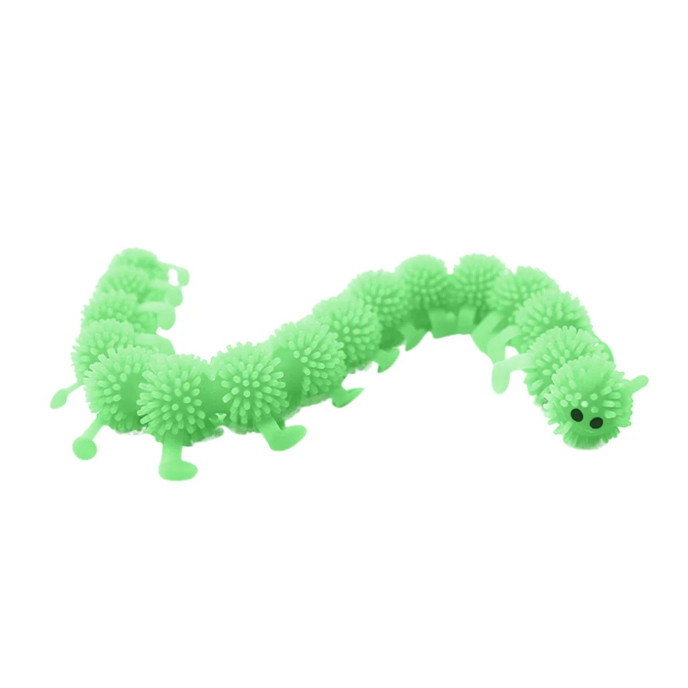 

16 Knots Worm Noodle Relieves Stress Toy Caterpillar Stretch String TPR Rope Physiotherapy Anti Stress Fidget Autism Vent Toys