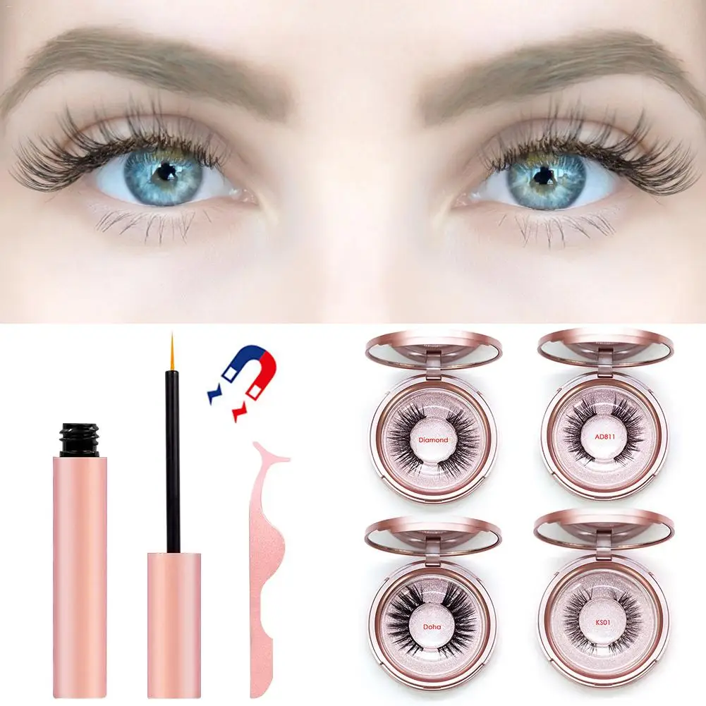 Magnetic False Eyelashes No Glue Full Eye Magnet Reusable Fake Eyelashes Natural Soft Eyelashes Extension Magnetic Eyelash Kits
Magnetic False Eyelashes No Glue Full Eye Magnet Reusable Fake Eyelashes Natural Soft Eyelashes Extension Magnetic Eyelash Kits