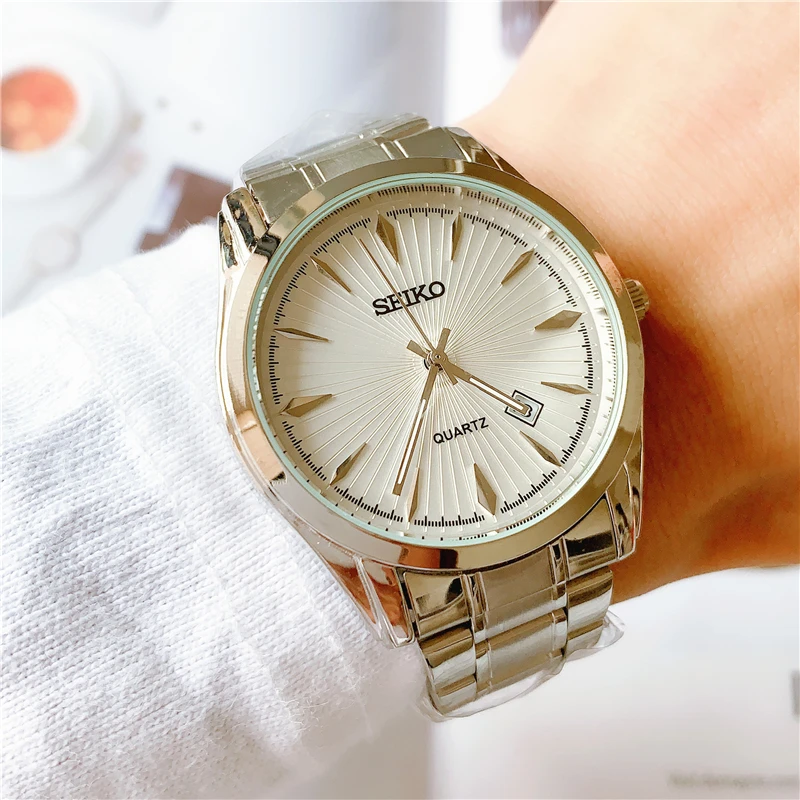New 2021 top luxury business men's and women's watch Seiko production boss wearing casual steel belt quartz mechanical watch
New 2021 top luxury business men's and women's watch Seiko production boss wearing casual steel belt quartz mechanical watch