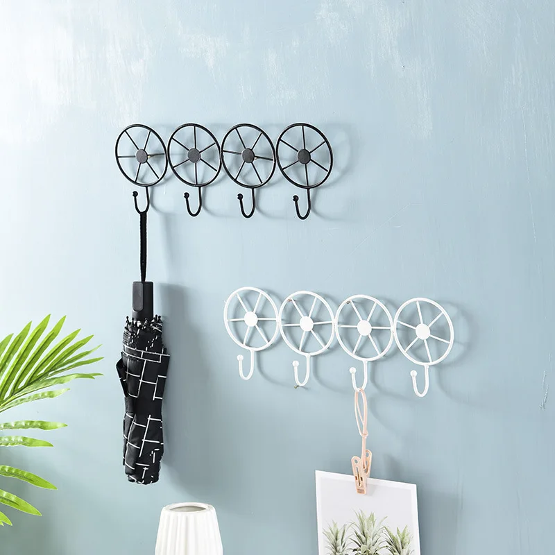 Creative Wrought Iron Door Hook Hallway Coat Hat Sundries Key Storage Rack Living Room Bedroom Decorative Wall Hanger Organizer
Creative Wrought Iron Door Hook Hallway Coat Hat Sundries Key Storage Rack Living Room Bedroom Decorative Wall Hanger Organizer