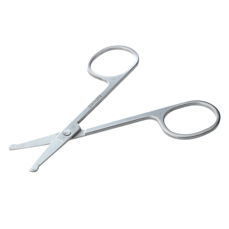 Safety Nose Vibrissa Nostril Ear Facial Hair Scissors 
Safety Nose Vibrissa Nostril Ear Facial Hair Scissors