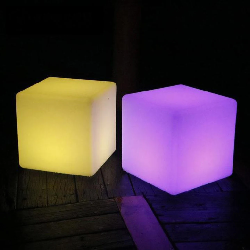 LED Cube Night Light RGB Courtyard Lamp Garden Decoration Table Lamp for KTV USB Recharge Bar Light Outdoor Garden Light
LED Cube Night Light RGB Courtyard Lamp Garden Decoration Table Lamp for KTV USB Recharge Bar Light Outdoor Garden Light