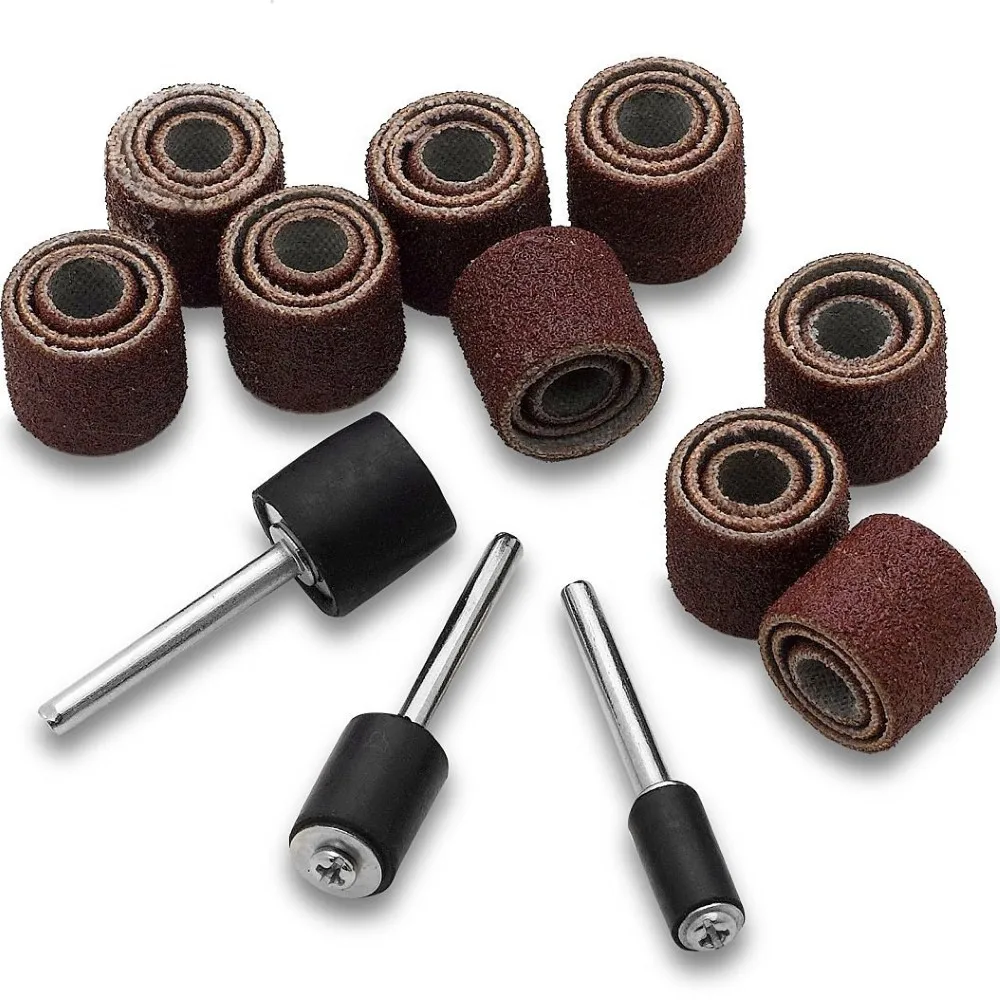 384 PCS Sanding Band Sleeves Drilling Nail Grinding Parts Polishing Work Drum Sander Set Rotary Tool Mandrels for Dremel
384 PCS Sanding Band Sleeves Drilling Nail Grinding Parts Polishing Work Drum Sander Set Rotary Tool Mandrels for Dremel