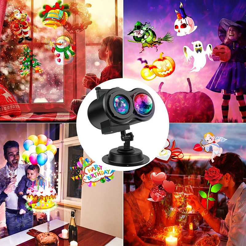 Portable Christmas Halloween Projector Lights with HD Effects Creative Xmas Party Decoration for Indoor Outdoor PRE
Portable Christmas Halloween Projector Lights with HD Effects Creative Xmas Party Decoration for Indoor Outdoor PRE