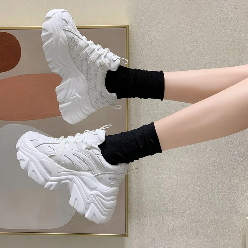 Женские массивные кроссовки на платформе 5 см, высокие, на шнуровке, повседневная Вулканизированная обувь, роскошные дизайнерские модные же...
Женские массивные кроссовки на платформе 5 см, высокие, на шнуровке, повседневная Вулканизированная обувь, роскошные дизайнерские модные же...