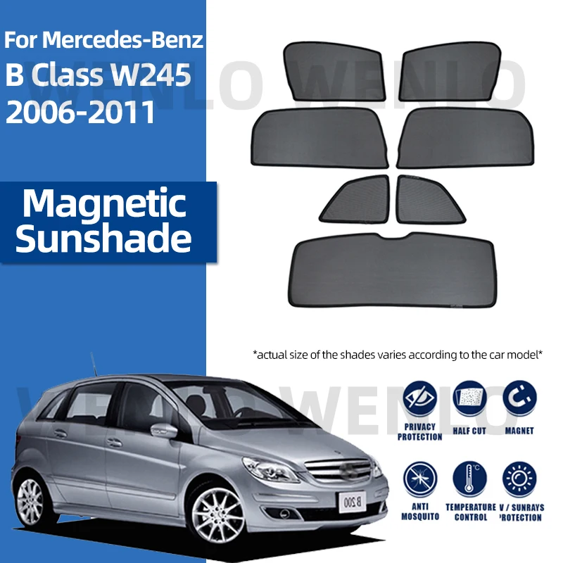For Mercedes Benz B Class W245 2006-2011 Car Indoor Sunscreen Windscreen Sunshade Mesh Foldable Reflective Curtain UV Protection 
For Mercedes Benz B Class W245 2006-2011 Car Indoor Sunscreen Windscreen Sunshade Mesh Foldable Reflective Curtain UV Protection
