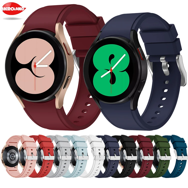 Новый ремешок для Samsung Galaxy Watch 4 40 мм 44 официальный силиконовый сменный Браслет