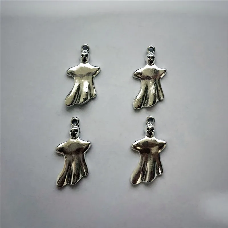 30pcs Ghost Wholesale Halloween Charms Antique Silve Tone Jewelry Making DIY Couples Bracelet Necklace Handmade Craft Accessorie
30pcs Ghost Wholesale Halloween Charms Antique Silve Tone Jewelry Making DIY Couples Bracelet Necklace Handmade Craft Accessorie