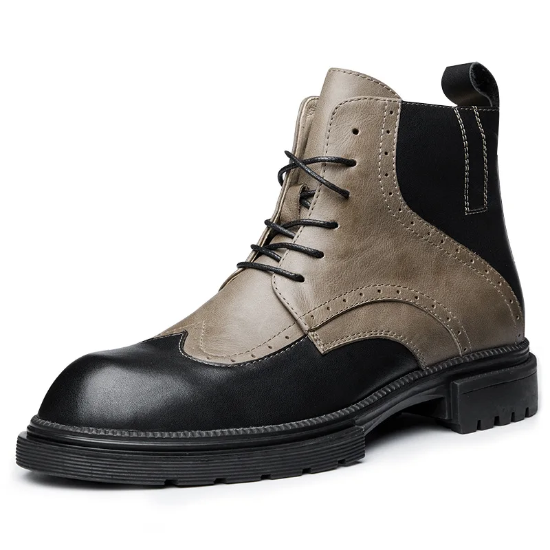 Fashion Army Shoes Men Genuine Leather Mens Combat Boots Men Boots British Retro Cowhide Autumn Winter Ankle Boots Cowboy Boots
Fashion Army Shoes Men Genuine Leather Mens Combat Boots Men Boots British Retro Cowhide Autumn Winter Ankle Boots Cowboy Boots