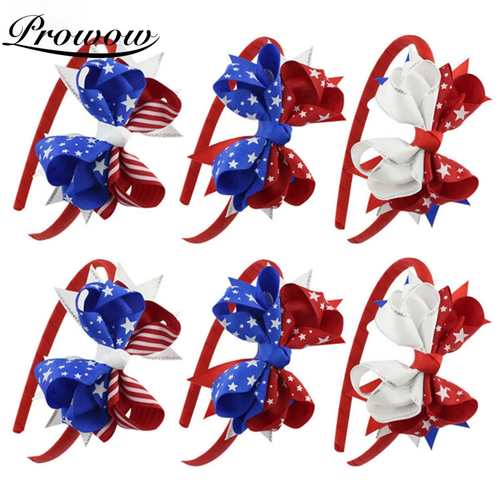Prowow 4th Of July Girl Hairbands For Children Hair Accessories Festival Party Hairband Stars Striped Patchwork USA Hair Bows
Prowow 4th Of July Girl Hairbands For Children Hair Accessories Festival Party Hairband Stars Striped Patchwork USA Hair Bows